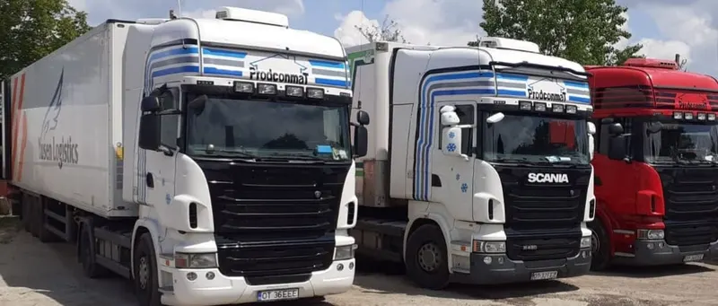 Cabine Scania cu branding Prodconmat