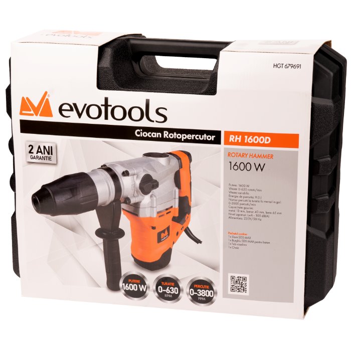 CIOCAN ROTOPERCUTOR SDS MAX 1600W 679691 — imagine 2