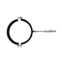COLIER DIN METAL CU PREZON SI GARNITURA CAUCIUC 4" 112-118 650606