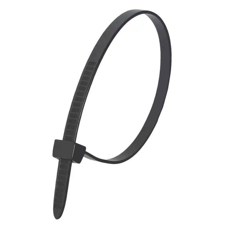 COLIERE DIN PLASTIC NEGRU 4.8*300 (100BUC) 11AC48302