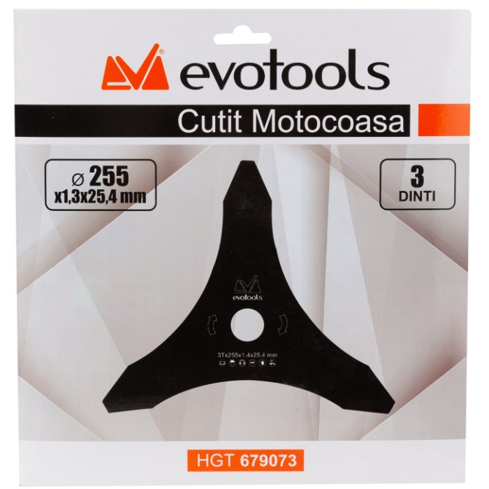 CUTIT MOTOCOASA 255X25.4MM 3 DINTI 673940 — imagine 2