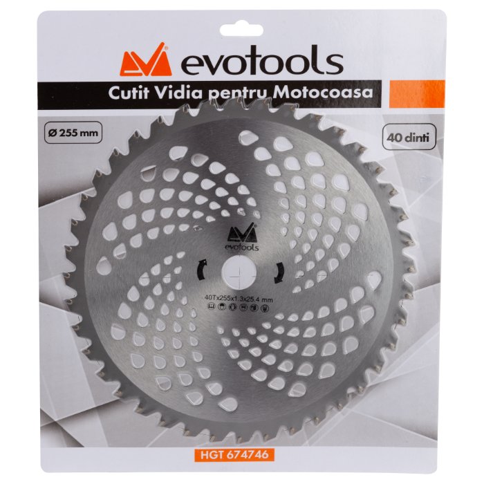 CUTIT VIDIA MOTOCOASA 250X25.4MM 40 DINTI 674746 — imagine 2