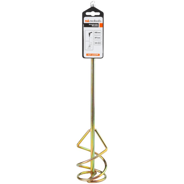 AMESTECATOR ELICOIDAL SDS ZN DIN OTEL 75*400MM 630099 — imagine 2