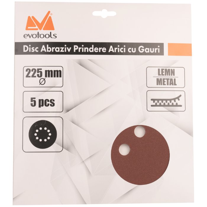 DISC ABRAZIV PRINDERE ARICI CU GAURI 115 P100 (5BUC/SET) 680630 — imagine 2