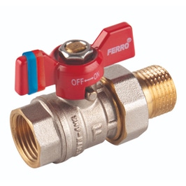 FERRO KFPS1 ROBINET TRECERE CU OLANDEZ 1/2 I-E