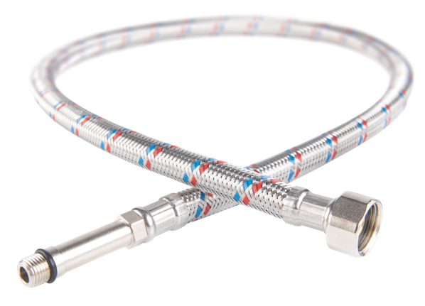FERRO WBS14 Racord flexibil pentru baterii 3/8xM10x1, capăt lung, 50cm