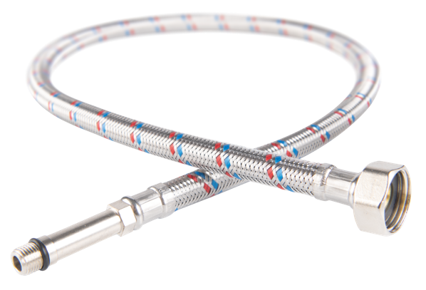 FERRO WBS24 Racord flexibil pentru baterii 1/2xM10x1, capăt lung, 50cm