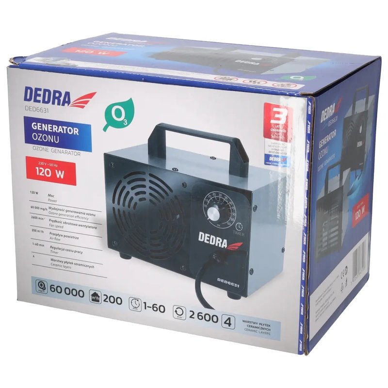 GENERATOR DE OZON 60G/H DED6631 — imagine 4