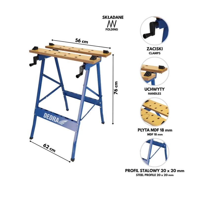 MASA DE LUCRU PT ATELIER 100KG N111 — imagine 6