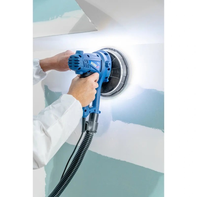 MASINA DE SLEFUIT PERETII LED 750W 180MM DED7764 — imagine 20