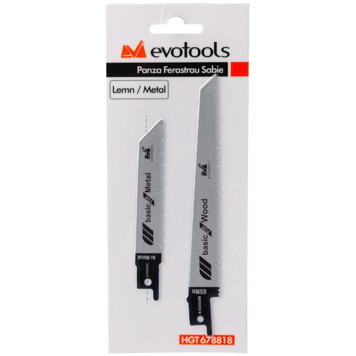 PANZA FERASTRAU SABIE LEMN/METAL 2PCS 678818 — imagine 2