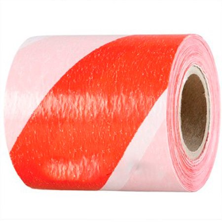 BANDA PENTRU AVERTIZARE ROSU-ALB 80MMX200M S020193