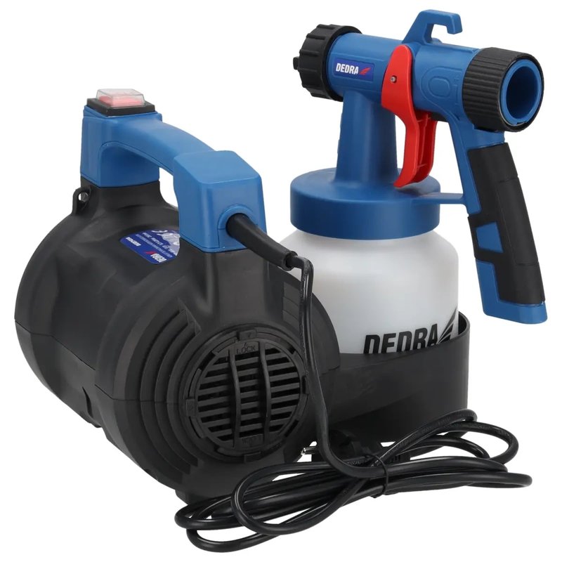 PISTOL DE VOPSIT ELECTRIC 650W 2.5MM HVLP DED7414 — imagine 2