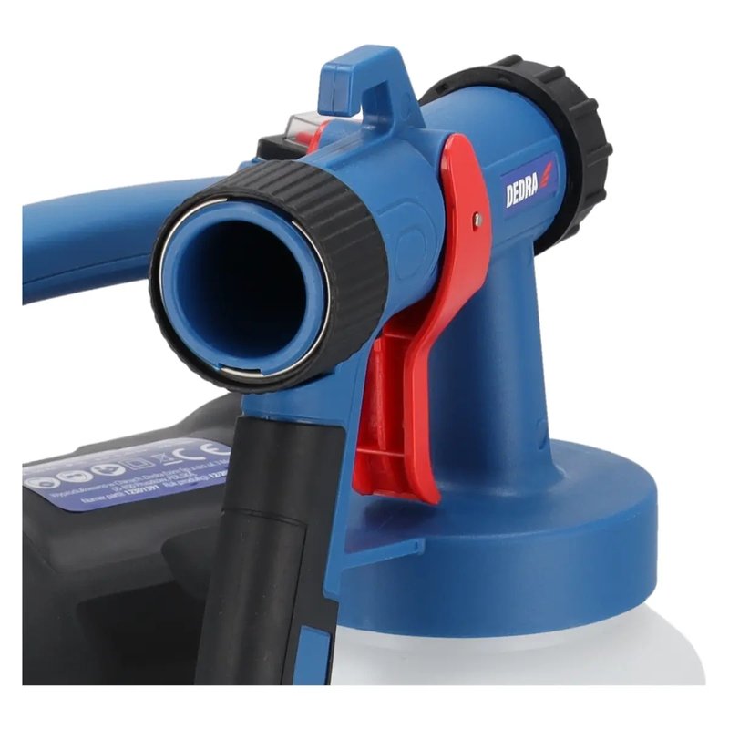 PISTOL DE VOPSIT ELECTRIC 650W 2.5MM HVLP DED7414 — imagine 3