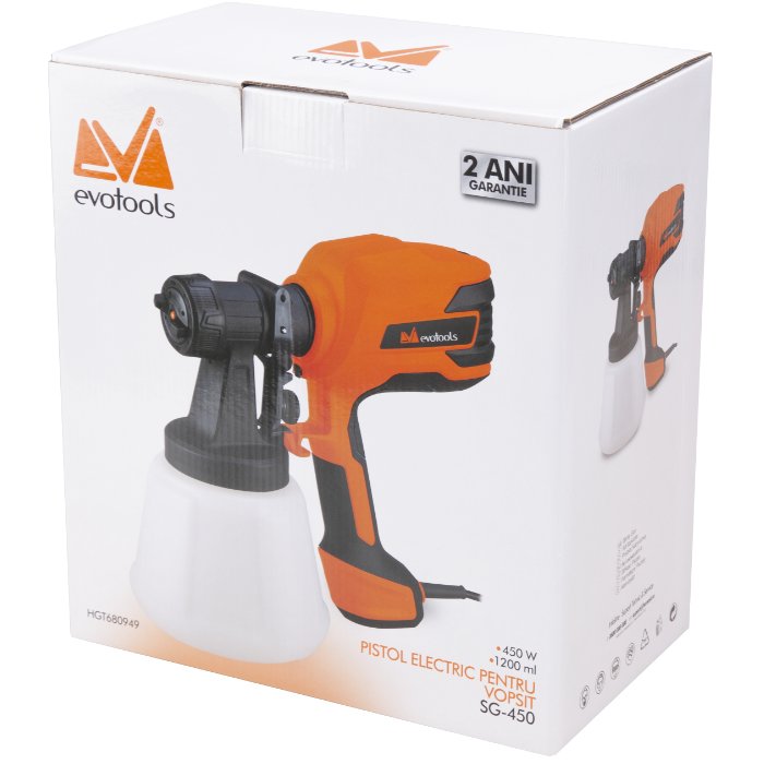 PISTOL ELECTRIC  PT VOPSIT 450W 1200ML 680949 — imagine 2
