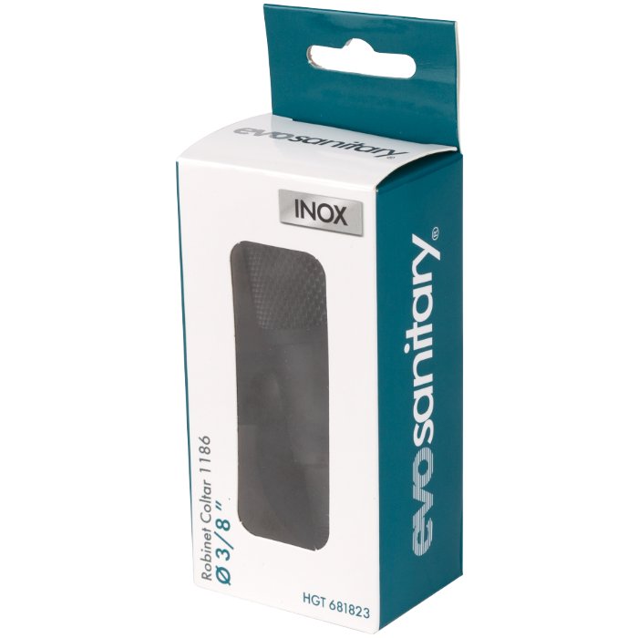 ROBINET COLTAR INOX NEGRU CERAMIC 1/2*1/2 681821 — imagine 2