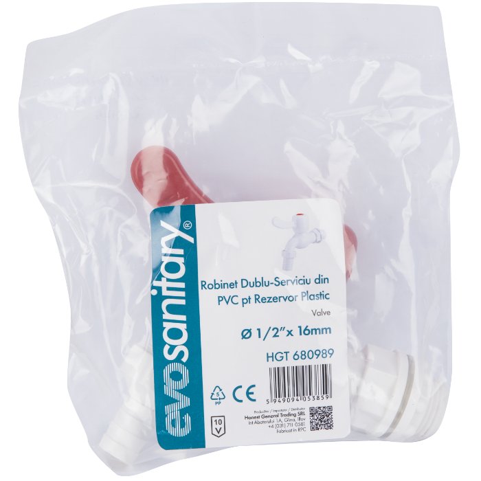 ROBINET DS PVC PT REZERVOR PLASTIC 1/2 20MM 680990 — imagine 2