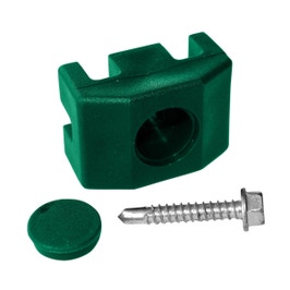 SET CLEMA PLASTIC VERDE PRINDERE PANOURI BORDURATE 40*30 SURUB 5.5*32 (20BUC/CUTIE)