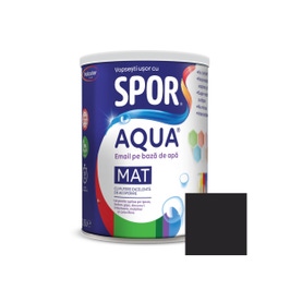 SPOR  AQUA NEGRU MAT 0.7L