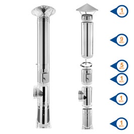 USA VIZITARE INOX CU ZAVOR ECO 150*150