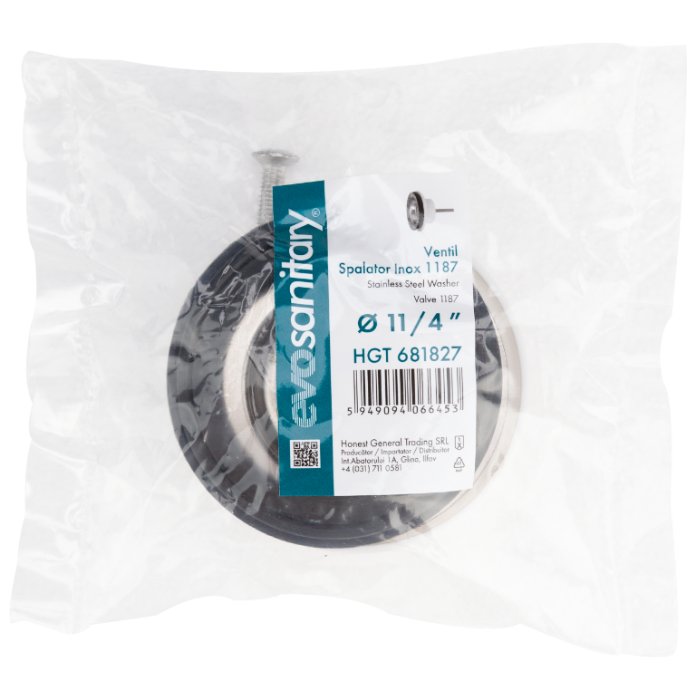VENTIL SPALATOR INOX 1 1/4 40MM 681827 — imagine 2