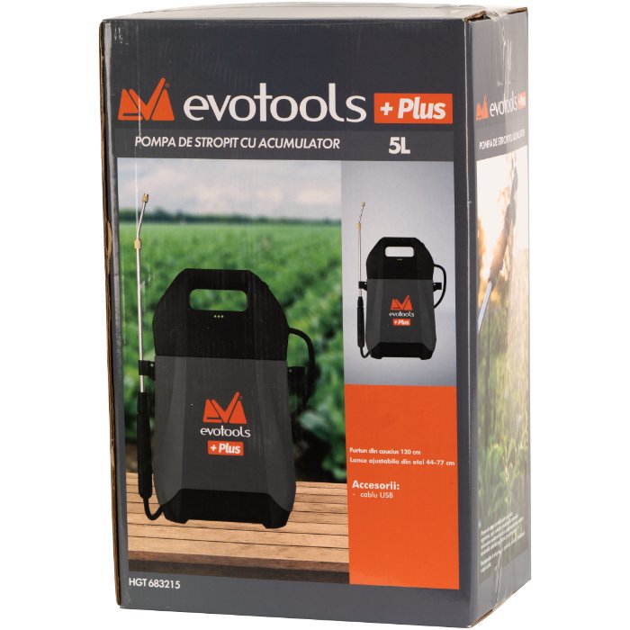 POMPA DE STROPIT CU ACUMULATOR EVOTOOLS +PLUS 8L 683216 — imagine 2