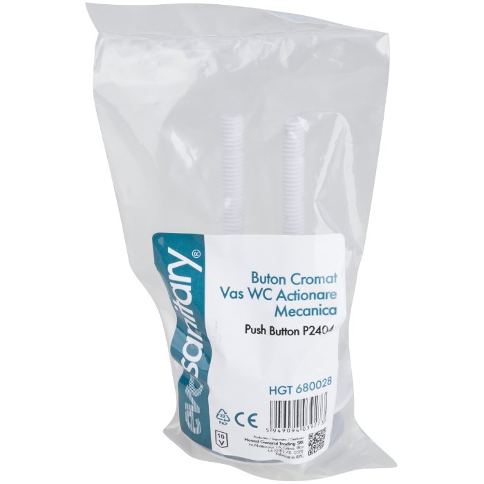 BUTON CROMAT VAS WC - ACTIONARE MECANICA 680028 — imagine 2
