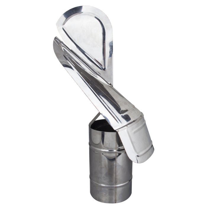 CAPAC TERMINAL COS DE FUM INOX ROTATIV 150MM 681865