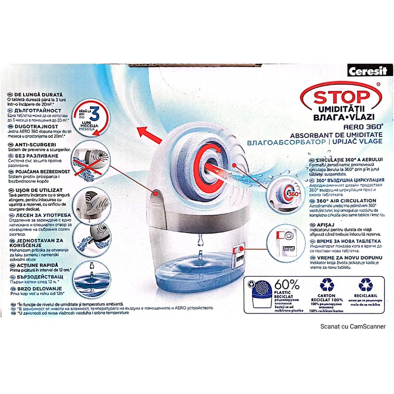 CERESIT AERO APARAT ALB 450G — imagine 4