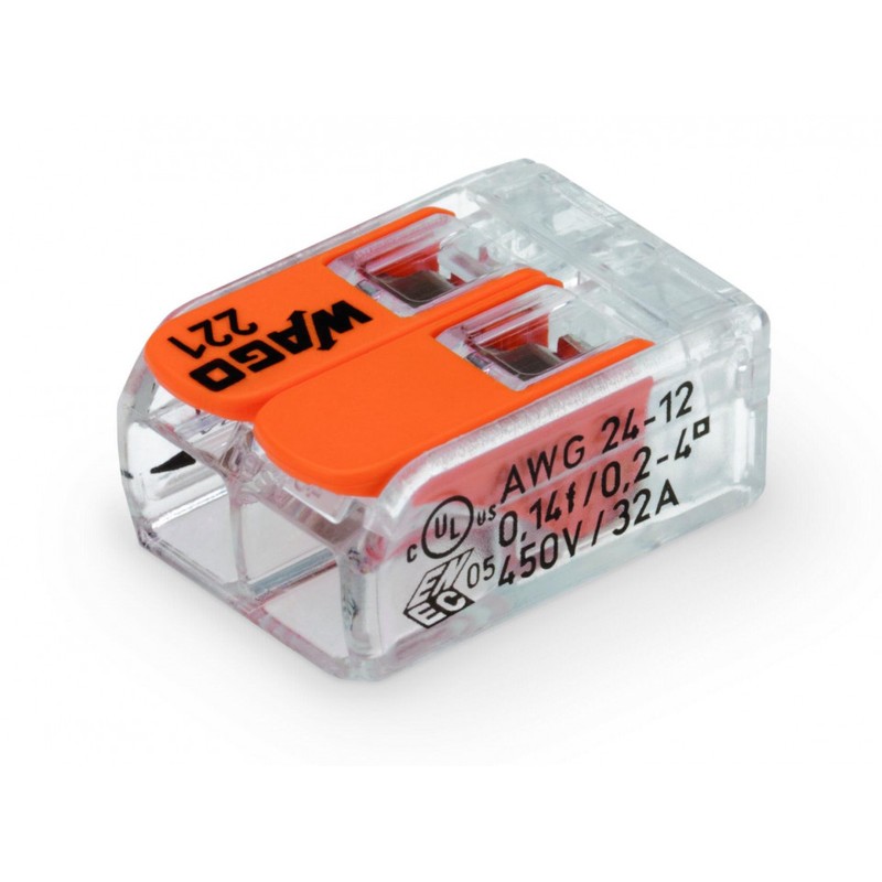 CLEMA WAGO TRANSPARENTA 2 POLI — imagine 4