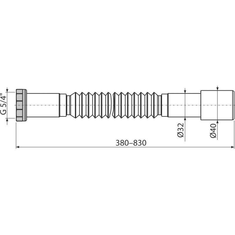ALCA A760 TEVA FLEXIBILA 32/40 CU PIULITA METALICA — imagine 2