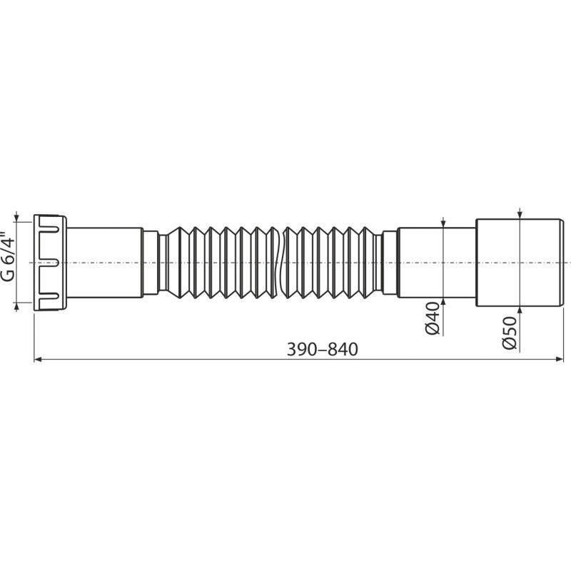 ALCA A770 TEVA FLEXIBILA 40/50 CU PIULITA PLASTIC — imagine 2