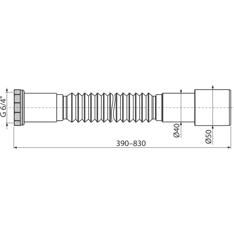 ALCA A780 TEVA FLEXIBILA 40/50 CU PIULITA METALICA — imagine 2