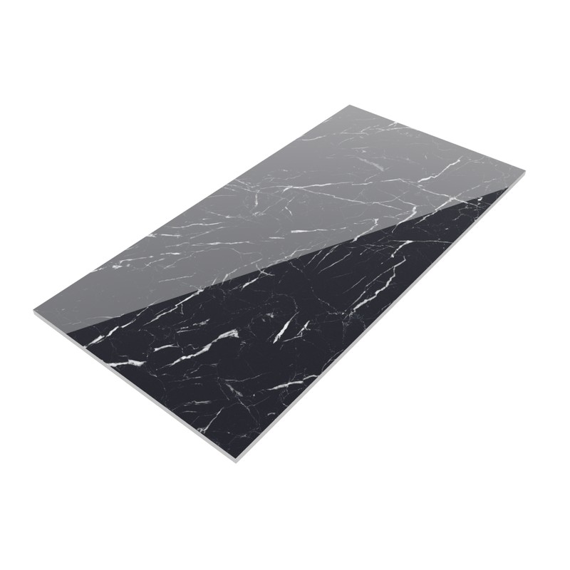 GRESIE LIVING DIGITALA VITRIFICATA BLACK MARBLE HIGHGLOSSY 60*120 (1.44 MP/CUTIE) — imagine 6