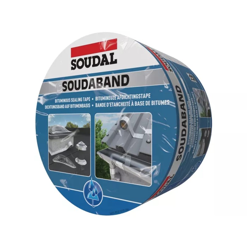 BANDA HIDROIZOLANTA BITUMINOASA SOUDAL 10CM TERACOTA 108141 — imagine 2