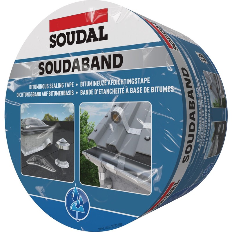 BANDA HIDROIZOLANTA BITUMINOASA SOUDAL 15CM 101187 — imagine 4