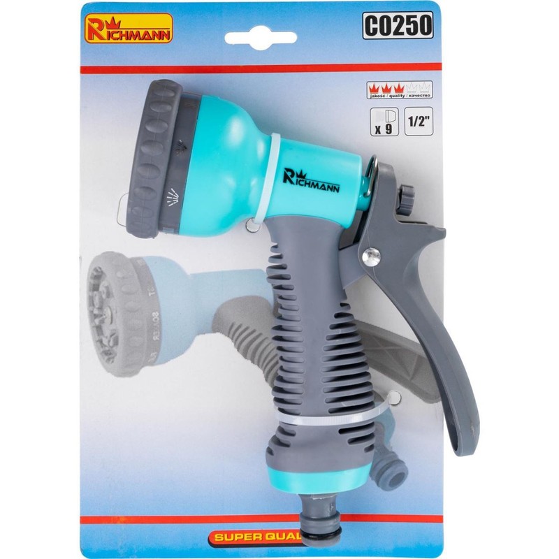 Pistol stropit gradina, tip dus, 9 moduri, plastic — imagine 2