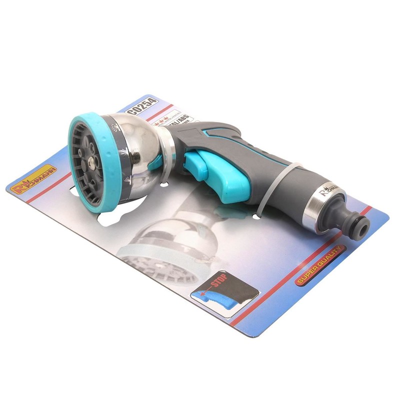 Pistol stropit gradina, tip dus, 10 moduri, metalic — imagine 2