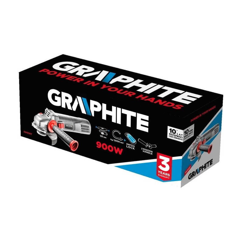 POLIZOR UNGHIULAR GRAPHITE 125 900W 59G087 — imagine 2
