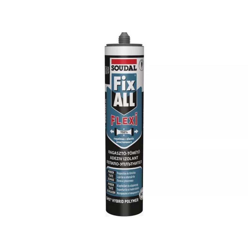 SOUDAL ADEZIV ETANSANT POLIMER-HIBRID FIX ALL FLEXI ALB 290ML — imagine 2