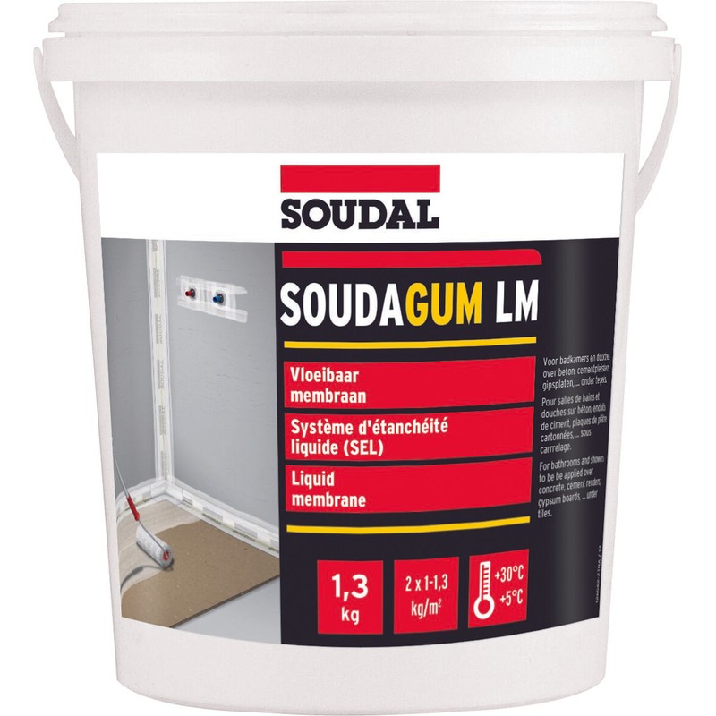 SOUDAL MEMBRANA LICHIDA SOUDAGUM 13KG — imagine 4