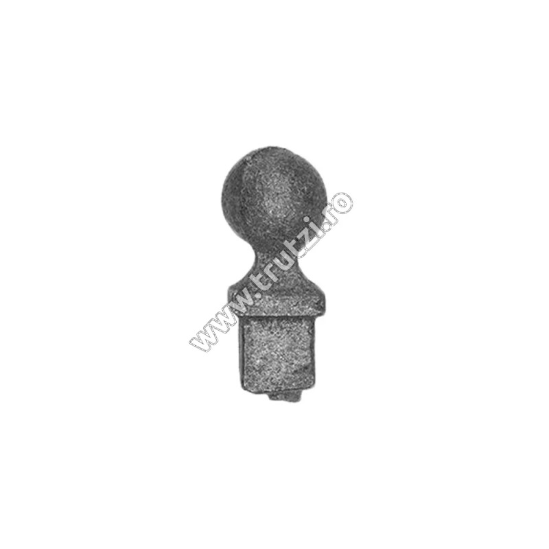 VARF TURNAT GAURA 14X14MM H50MM L22MM 4009601 — imagine 3