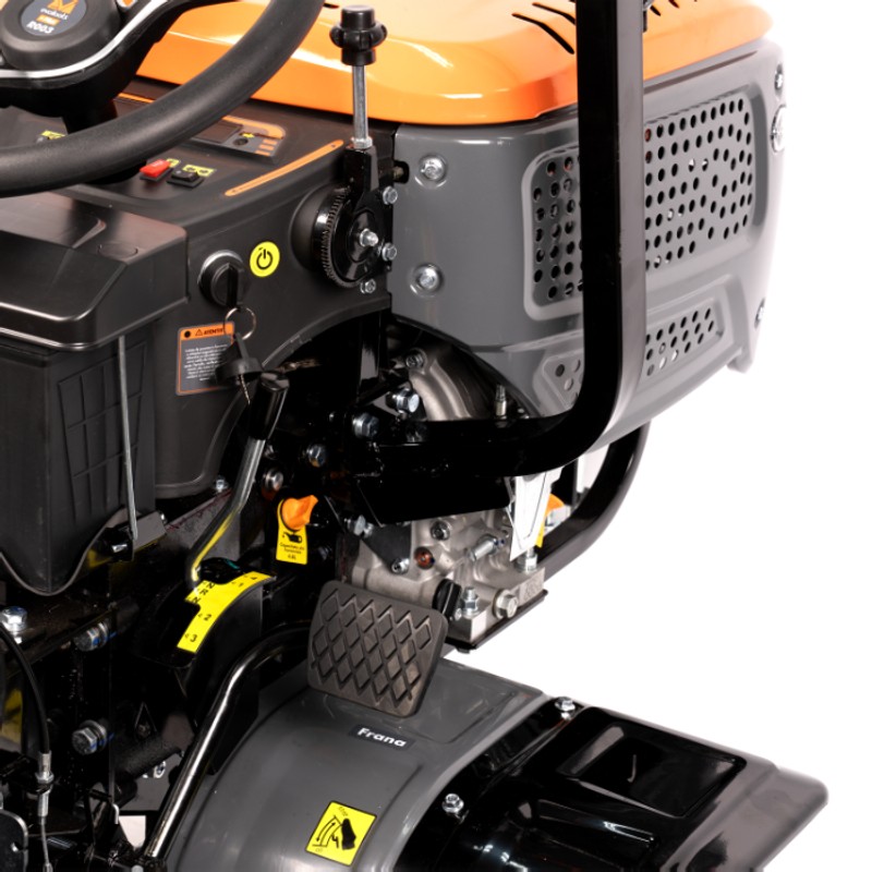 MOTOCULTOR RIDE-ON (MINITRACTOR) 4X4 R003 DIESEL 14CP — imagine 3