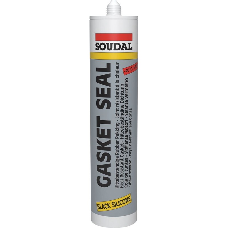 SOUDAL SILICON NEGRU (GASKET) 300ML — imagine 4