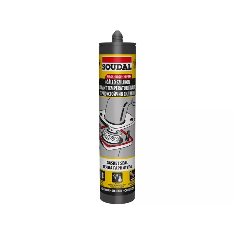 SOUDAL SILICON ROSU (GASKET) 300ML — imagine 2