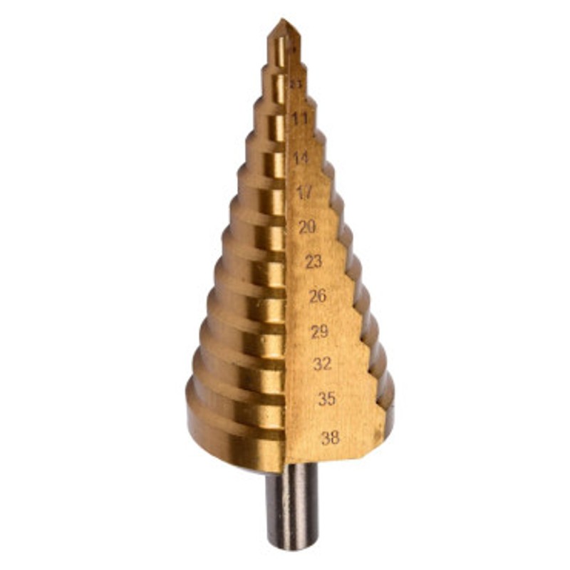 BURGHIU METAL CONIC IN TREPTE 4-12MM — imagine 2